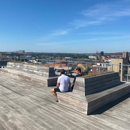 Modern Central Apt With Rooftop, Privat Balcony, & Free Parking,Next To Aarhus Attractions ภายนอก รูปภาพ